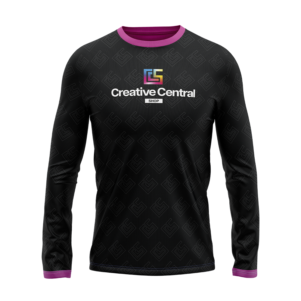 120GSM Milk Silk Long Sleeve Crew Neck (Full Dye Sublimation)#500041