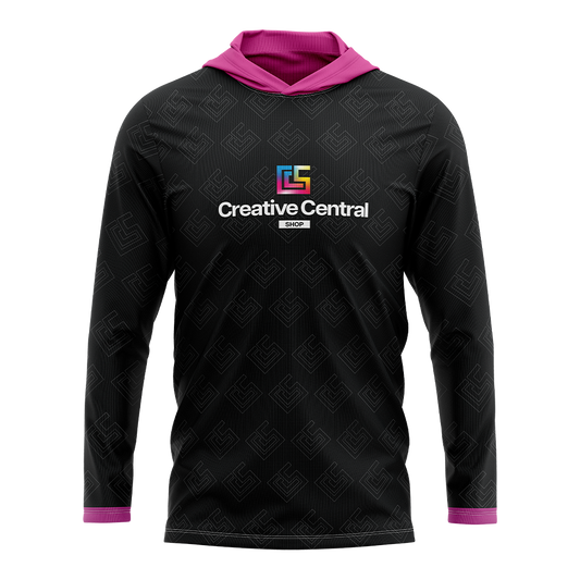 Long Sleeve Hoodie T-shirt (Full Dye Sublimation)#500039