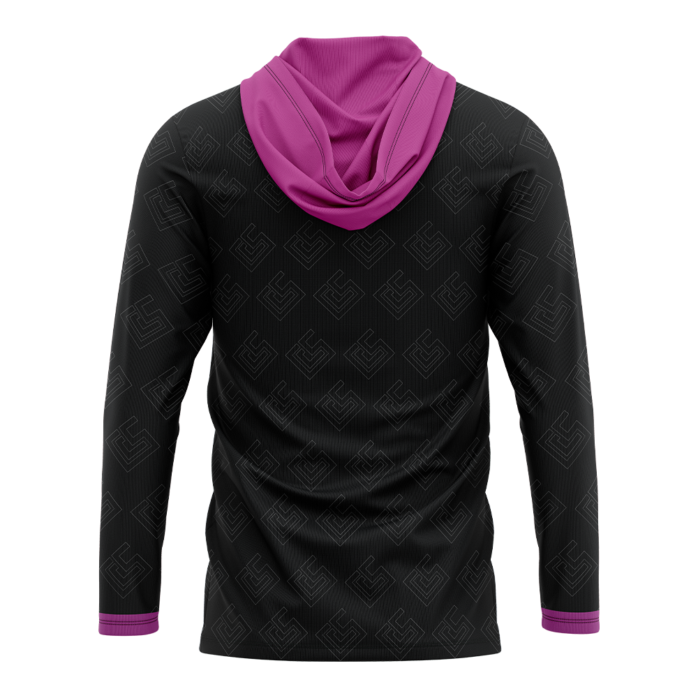 Long Sleeve Hoodie T-shirt (Full Dye Sublimation)#500039