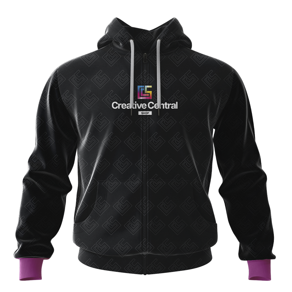 Full Zipper Hoodie (Full Dye Sublimation) #500025