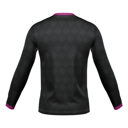 Long Sleeve Jersey V- neck (Full Dye Sublimation)#500004