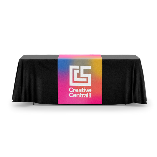 Premium Table Runner (Full-Color Dye Sublimation, Full Bleed)