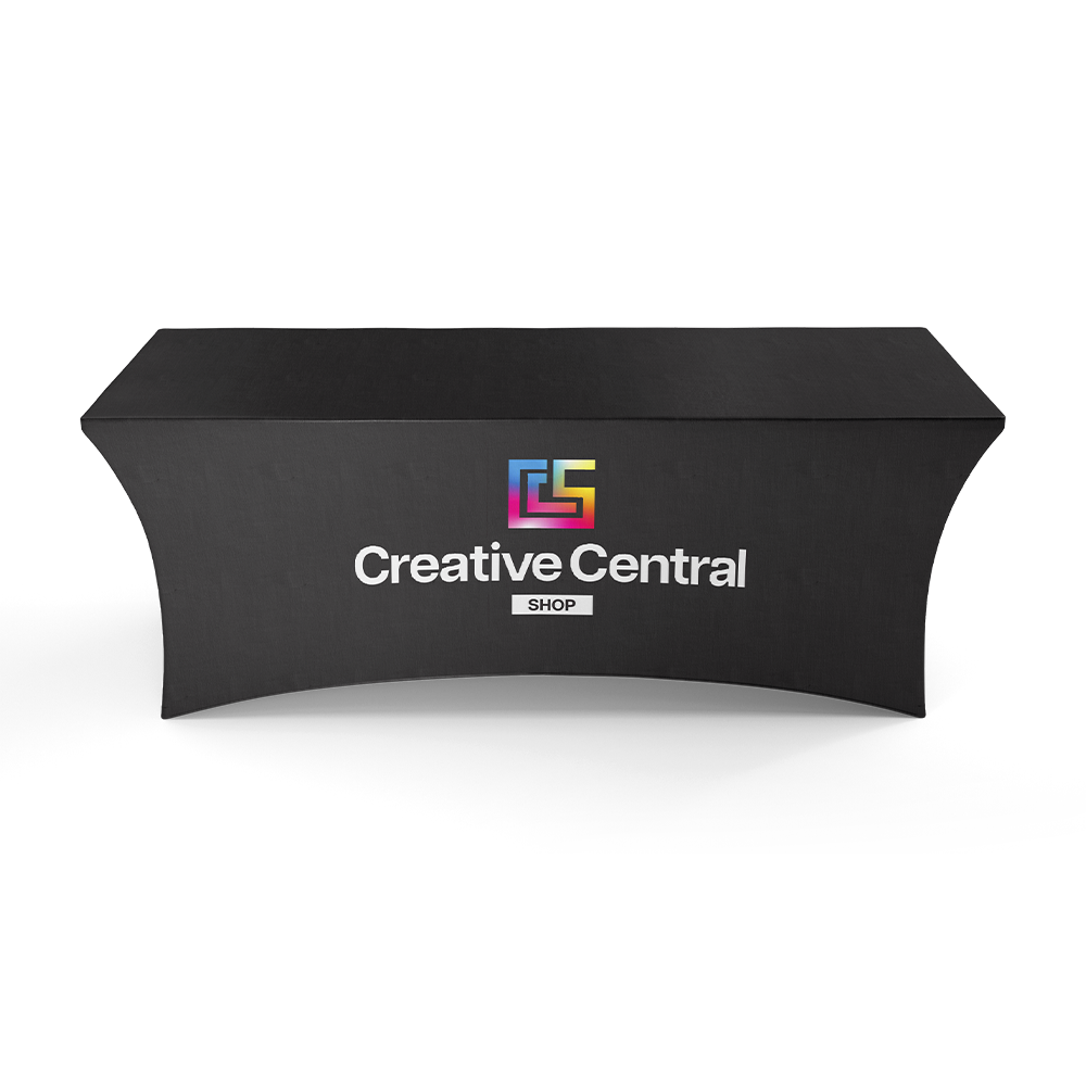Stretch Table Cover (Full-Color Dye Sublimation, Full Bleed)
