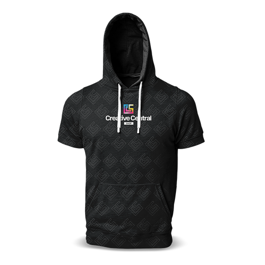 Short Sleeve Hoodie T-shirst (Full Dye Sublimation) #500038