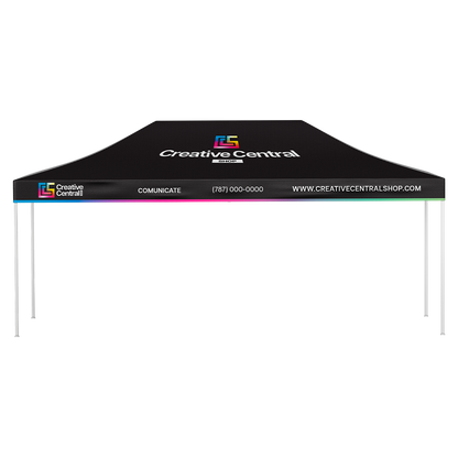Premium Aluminum ( Silver) 15' Tent Kit (Full-Bleed Dye Sublimation)