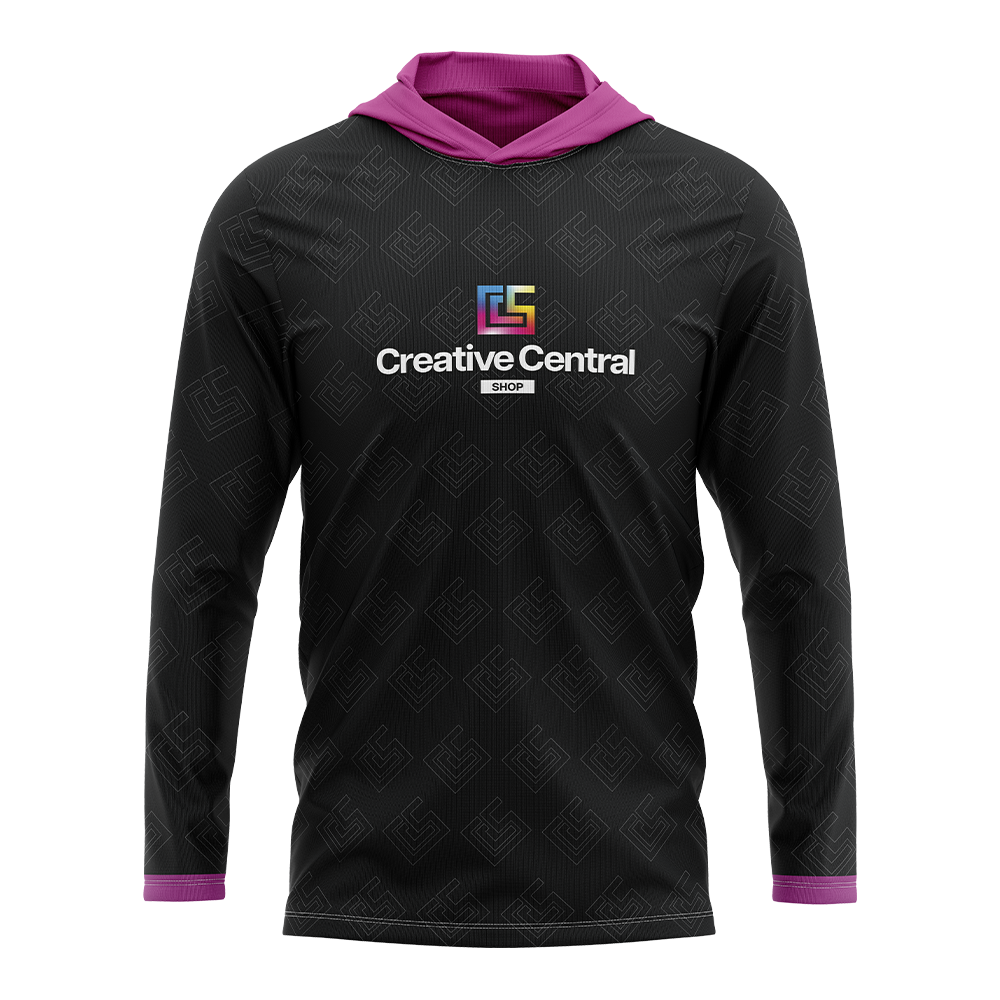 Long Sleeve Hoodie T-shirt (Full Dye Sublimation)#500039