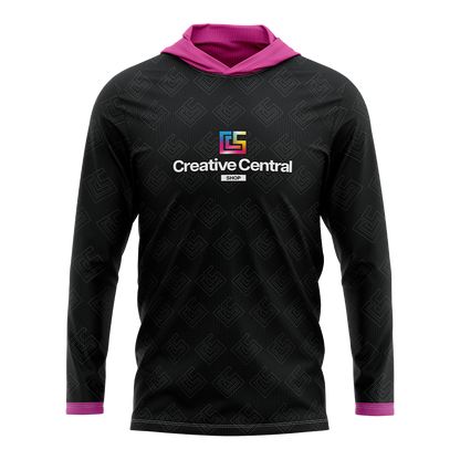 Long Sleeve Hoodie T-shirt (Full Dye Sublimation)#500039
