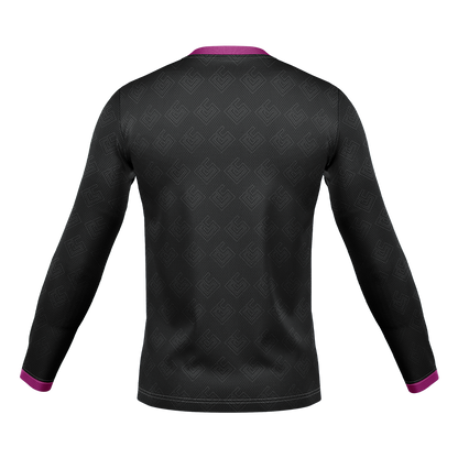 Long Sleeve Jersey V- neck (Full Dye Sublimation)#500004