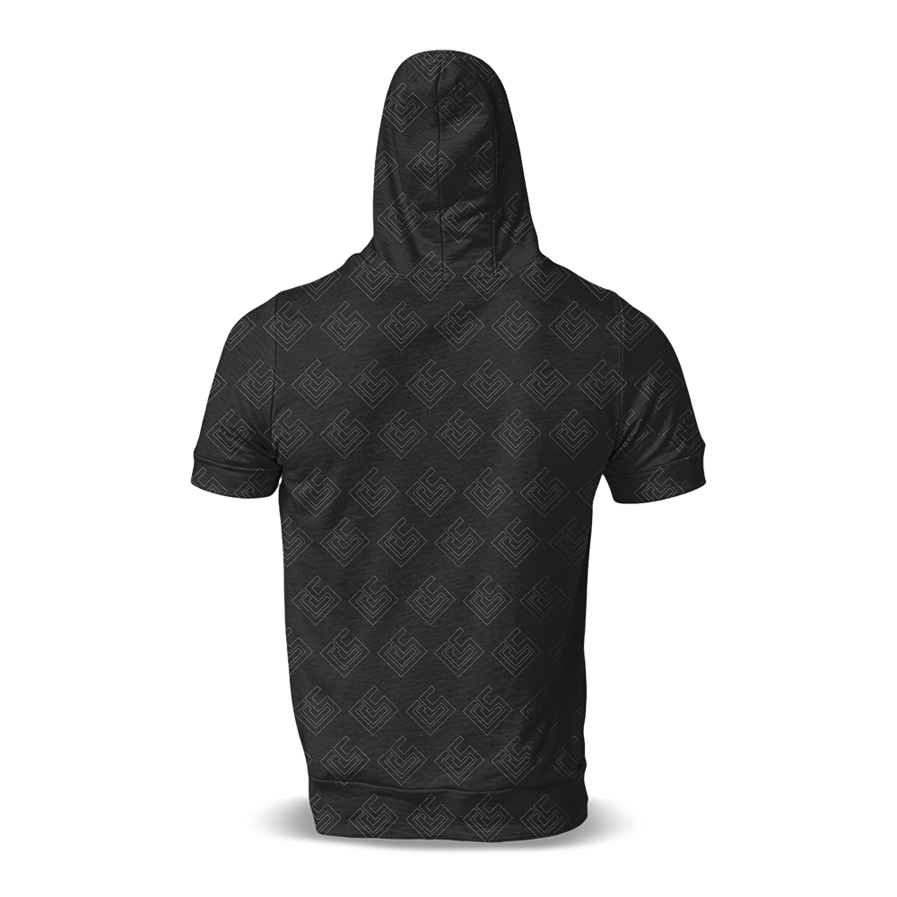 Short Sleeve Hoodie T-shirst (Full Dye Sublimation) #500038