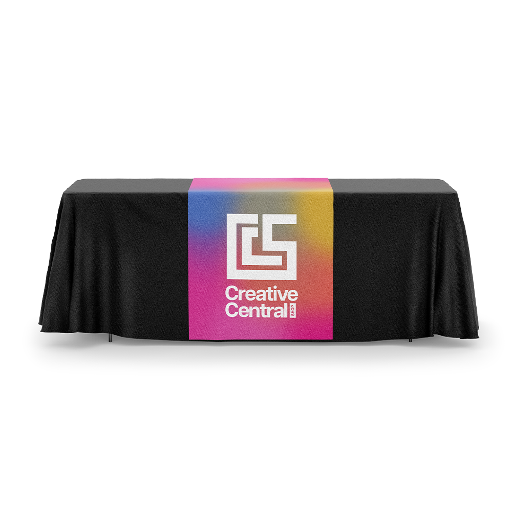 Premium Table Runner (Full-Color Dye Sublimation, Full Bleed)