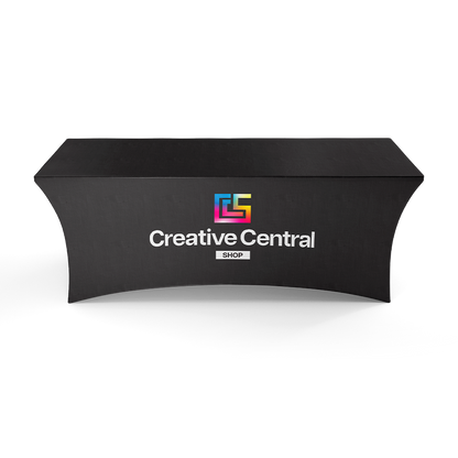 Stretch Table Cover (Full-Color Dye Sublimation, Full Bleed)