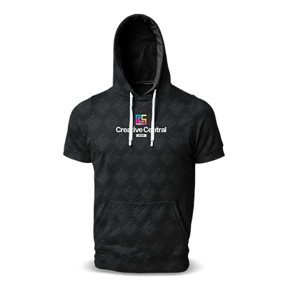 Short Sleeve Hoodie T-shirst (Full Dye Sublimation) #500038
