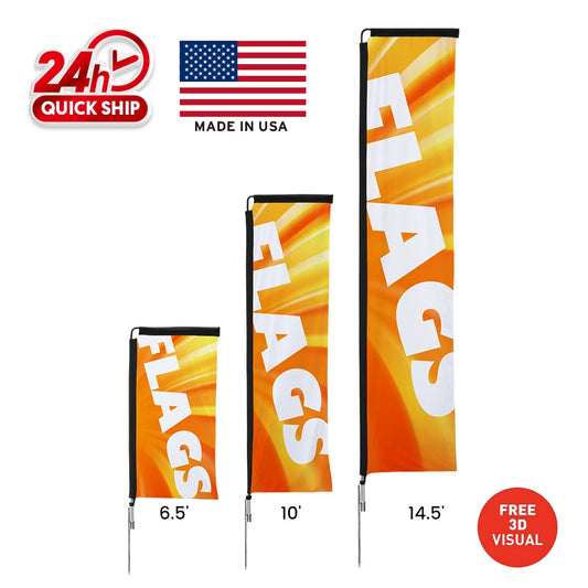 Premium Rectangle Flags