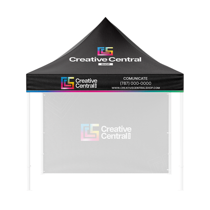 10' Tent Canopy Only (Dye Sublimation) 17" Valance