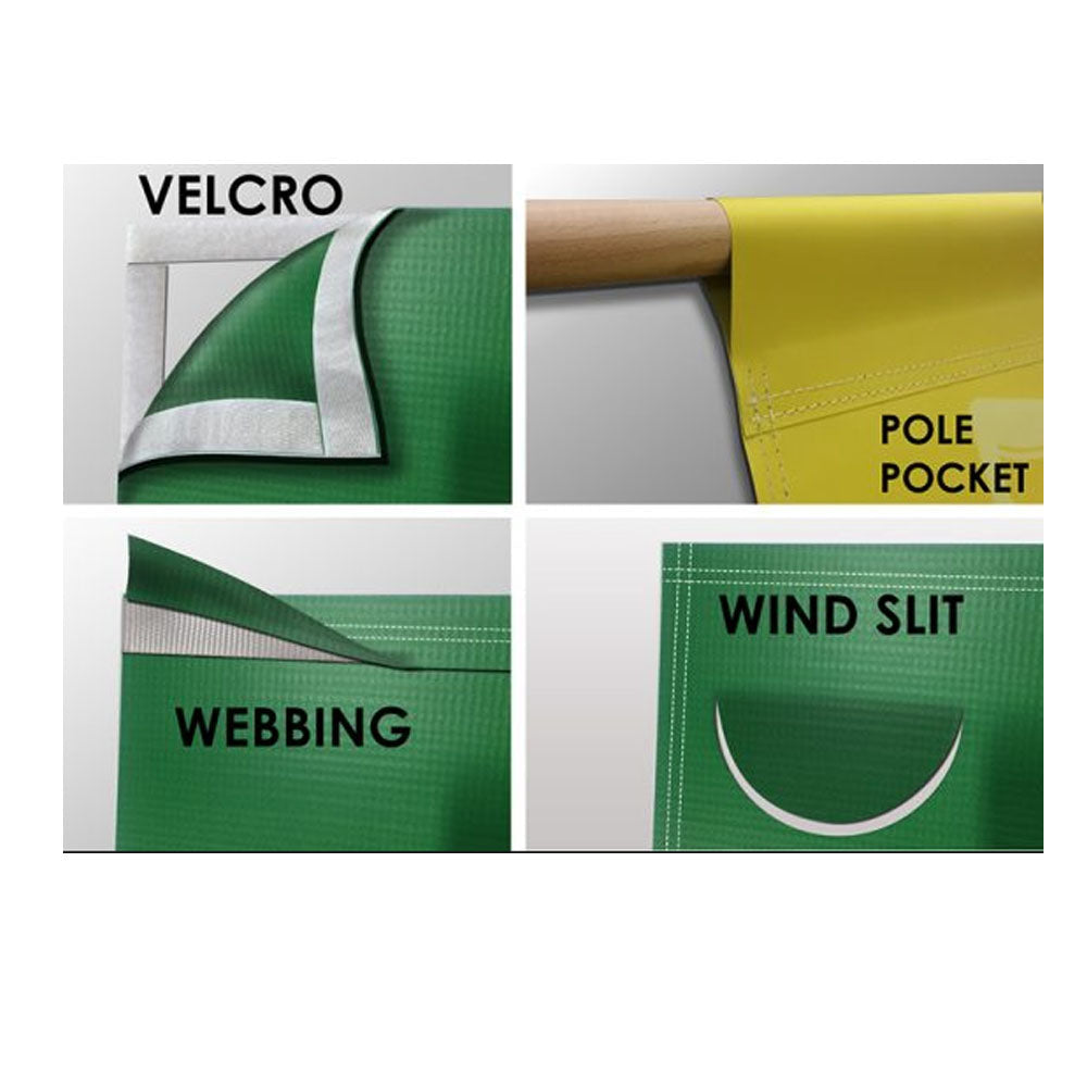 Vinyl Banner (13oz.) $3.75 per ft2